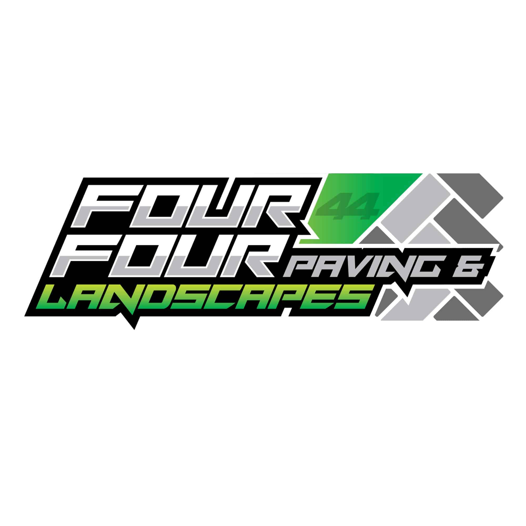 four four paving & landscapes logo